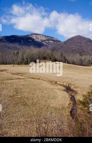 Table Rock State Park in den Blue Ridge Mountains von South Carolina Stockfoto