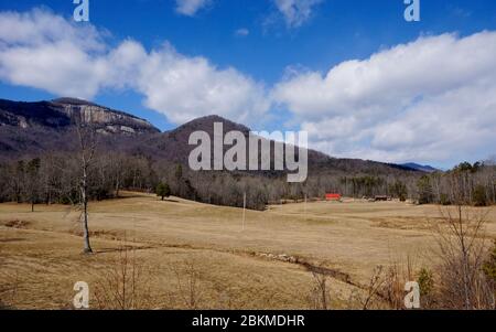 Table Rock State Park in den Blue Ridge Mountains von South Carolina Stockfoto