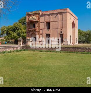 Kanch Mahal Palast, nahe Akbars Grab, Sikandra, Uttar Pradesh, Indien Stockfoto