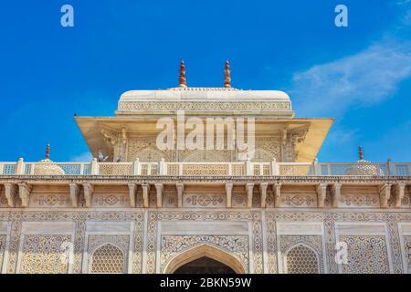 Itimad-ud-Daulah Mausoleum, Baby Taj, 1628, Agra, Uttar Pradesh, Indien Stockfoto