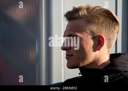 01/05/2015 Tour of Yorkshire. Von Bridlington nach Scarborough. 174 km. Marcel Kittel. Stockfoto