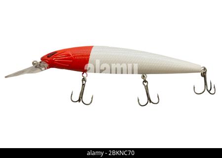 Der bionische Fischköder ist ein unverzichtbares Werkzeug für Angler. Stockfoto