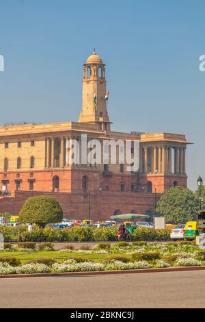 Regierungsbüros, Sekretariat Gebäude, 1930, Neu Delhi, Indien Stockfoto