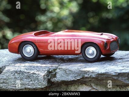 Carrozzeria Touring Modell eines 1948 Modell des Ferrari 166 MM Barchetta 2002 Stockfoto