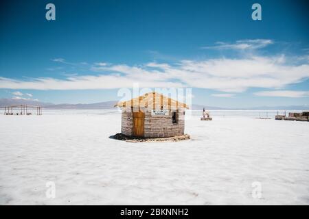 Salinas Grandes, Jujuy, Nordwest Argentinien, Südamerika Stockfoto