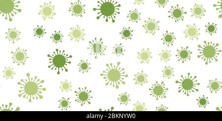 Nahtloses Muster Coronavirus Stock Vektor