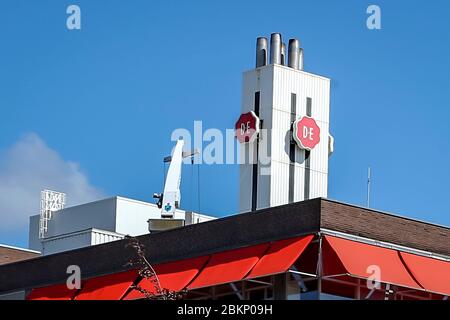Utrecht, Niederlande. Mai 2020. UTRECHT, 05-05-2020, Dutchnews, Douwe Egberts Headquarters, Douwe Egberts hoofdkantoor Credit: Pro Shots/Alamy Live News Stockfoto