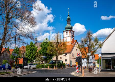 Historische Stadt Bad Soden - Salmünster, Deutschland Stockfoto