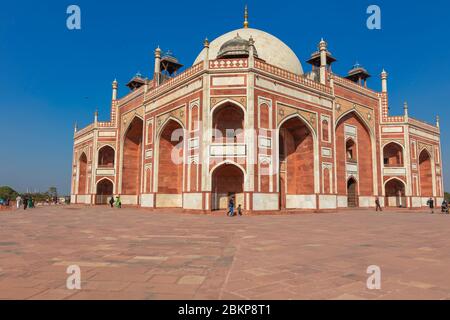 Humayuns Grab, 1570, Delhi, Indien Stockfoto