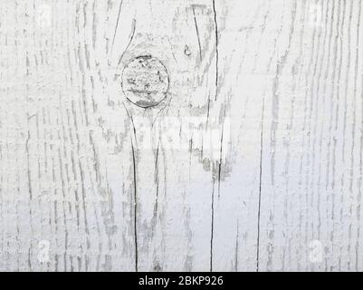 Weißer alter grange bemalter Holzschreibtisch Hintergrund Stock Vektor