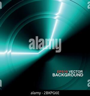 Vektorgradient blau schwarz. Abstrakter Hintergrund. Stock Vektor