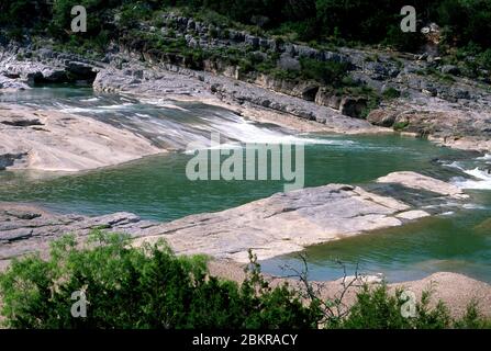 Pedernales Falls, Pedernales Falls State Park, Texas Stockfoto