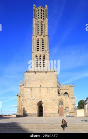 Frankreich, Haute Vienne, Limoges, Bezirk der Stadt, Kathedrale Saint Etienne (XIII 19. Jahrhundert) des gotischen Stils Stockfoto