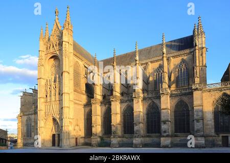 Frankreich, Haute Vienne, Limoges, Bezirk der Stadt, Kathedrale Saint Etienne (XIII 19. Jahrhundert) des gotischen Stils Stockfoto