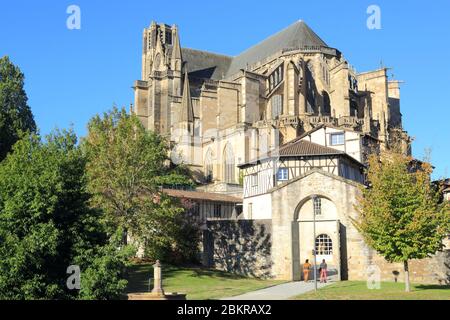 Frankreich, Haute Vienne, Limoges, Bezirk der Stadt, Kathedrale Saint Etienne (XIII 19. Jahrhundert) des gotischen Stils Stockfoto