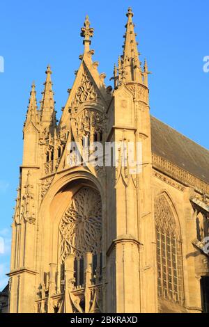 Frankreich, Haute Vienne, Limoges, Bezirk der Stadt, Kathedrale Saint Etienne (XIII 19. Jahrhundert) des gotischen Stils Stockfoto