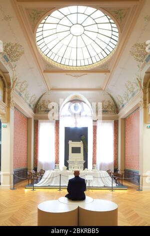 Frankreich, Haute Vienne, Limoges, Nationalmuseum Adrien Dubouche (gegründet 1845) auf Limoges Porzellan und die Geschichte der Keramik, Gebäude vom Architekten Henri Mayeux entworfen und eingeweiht 1900 Stockfoto
