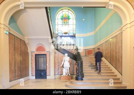 Frankreich, Haute Vienne, Limoges, Nationalmuseum Adrien Dubouche (gegründet 1845) auf Limoges Porzellan und die Geschichte der Keramik, Gebäude vom Architekten Henri Mayeux entworfen und eingeweiht 1900 Stockfoto