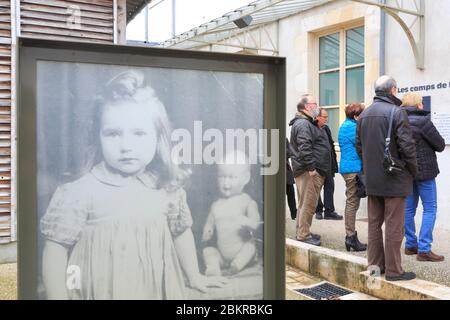 Frankreich, Loiret, Orleans, Cercil (Zentrum für Studien und Forschung über die Internierungslager von Loiret), Kinderdenkmal Museum von Vel d'HIV eröffnet 2011 Stockfoto