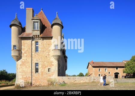 Frankreich, Haute Vienne, Solignac, Chateau de la Borie (17. Jahrhundert) Stil der späten Renaissance Stockfoto