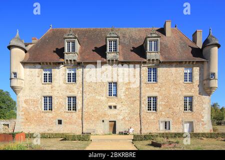 Frankreich, Haute Vienne, Solignac, Chateau de la Borie (17. Jahrhundert) Stil der späten Renaissance Stockfoto