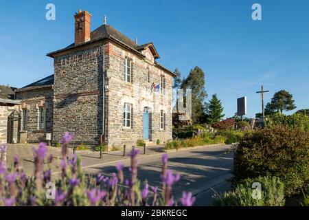 Frankreich, Morbihan, La Gacilly, das Rathaus von Chapelle-Gaceline Stockfoto