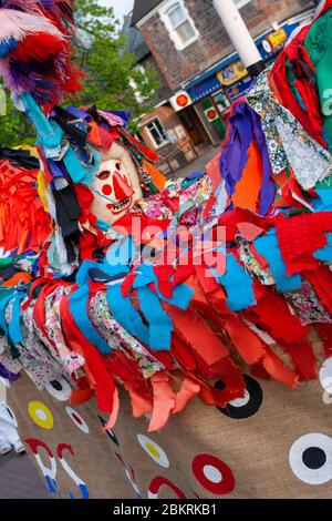 Mai Hobby Horse, Minehead, Somerset, UK Stockfoto