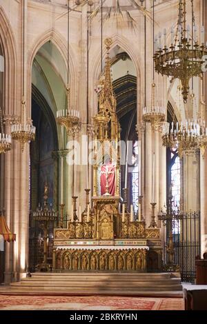 Frankreich, Paris (75), Basilika Sainte-Clotilde, le ma?tre-autel/France, Paris, Kirche Sainte Clotilde, der Hochaltar Stockfoto