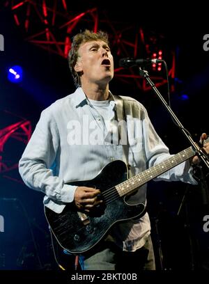 Steve Winwood tritt beim Fairport Convention Festival, Cropredy, Oxfordshire, Großbritannien auf.13. August 2009. Bild von Simon Hadley/ Alamy Stockfoto