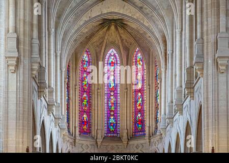 Frankreich, Paris, Saint Germain l'Auxerrois Kirche, bekannt als die Künstler-Pfarrei Stockfoto