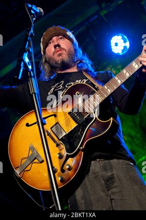 Damon Gough, Badly Drawn Boy beim Moseley Folk Festival. September 2011. Bild von Simon Hadley Stockfoto