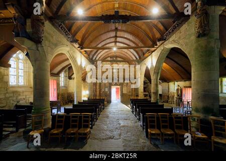 Frankreich, Cote d'Armor, Loc Envel, in der Kirche, der Jube Stockfoto