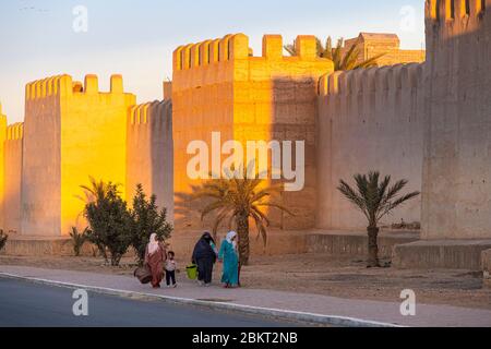 Marokko, Souss-Massa Region, Taroudant, die Stadtmauern Stockfoto