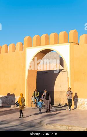 Marokko, Souss-Massa Region, Tiznit, die Stadtmauern Stockfoto