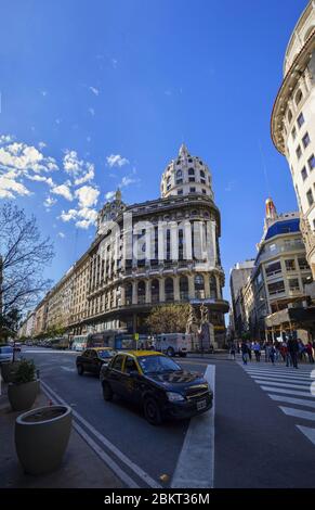 Diagonal Norte in Buenos Aires, Argentinien Stockfoto