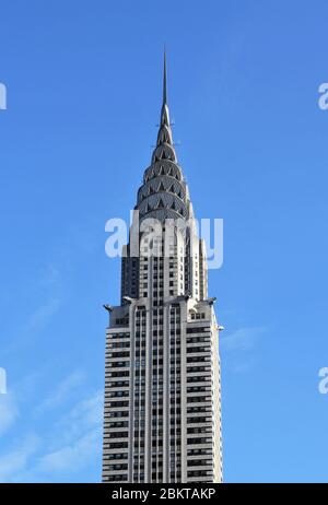 New York, US - 20/12/2019: Chrysler Building ist ein Hochhaus im Art Deco-Stil im Turtle Bay Viertel auf der Ostseite von Manhattan USA Stockfoto