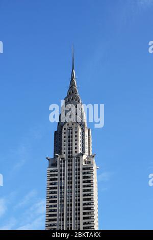 New York, US - 20/12/2019: Chrysler Building ist ein Hochhaus im Art Deco-Stil im Turtle Bay Viertel auf der Ostseite von Manhattan USA Stockfoto
