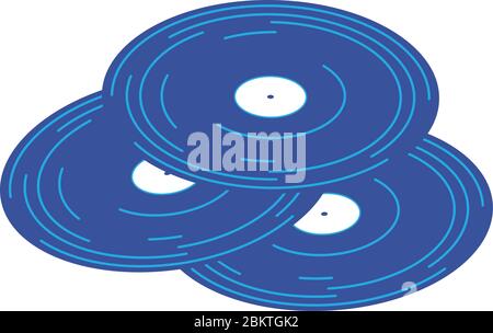 Elektronische Geräte zum Hören und Produzieren von Musik Vektor Illustration Design Stock Vektor