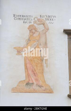 Gemälde im Rathaus in Levoca in der Slowakei Stockfoto