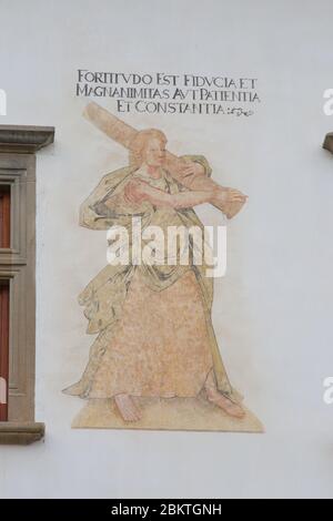 Gemälde im Rathaus in Levoca in der Slowakei Stockfoto