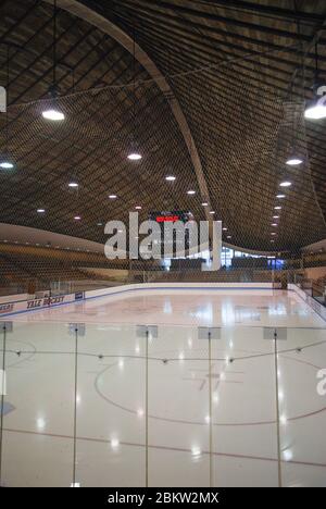 Ingalls Ice Rink Yale University 73 Sachem Street, New Haven, Connecticut, USA von Eero Saarinen Stockfoto