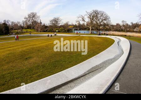 Prinzessin Diana Memorial Fountain, Hyde Park, London Stockfoto