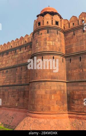 Red Fort, Lal Qila, Delhi, Indien Stockfoto