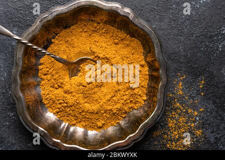 RAS El Hanout Würzen in einer Schüssel Stockfoto