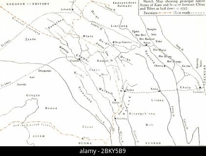 Bild von Seite 34 von ‘Reisen eines Konsularbeamten in Osttibet - zusammen mit einer Geschichte der Beziehungen zwischen China, Tibet und Indien‘ (1922). Stockfoto