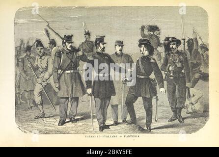 Bild aufgenommen von Seite 11 von 'Album della guerra del 1866' (11090629895). Stockfoto