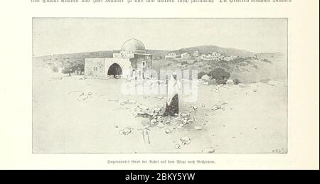 Bild aufgenommen von Seite 170 von 'Pilgerritt. Bilder aus Palästina und Syrien ... Mit Illustrationen von R. Mainella' (11233730984). Stockfoto