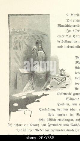 Bild aufgenommen von Seite 219 von 'Pilgerritt. Bilder aus Palästina und Syrien ... Mit Illustrationen von R. Mainella' (11303222656). Stockfoto