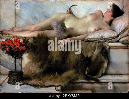 Tepidarium Lawrence Alma-Tadema (1836-1912). Stockfoto