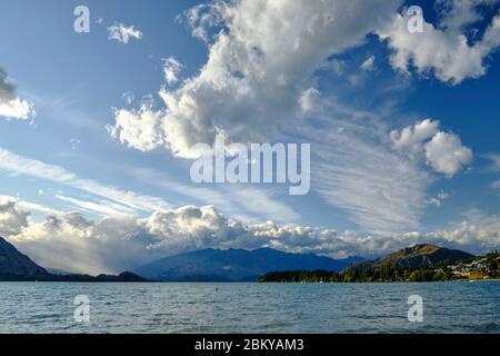 Wanaka Lake, otago, Südinsel, Neuseeland. Stockfoto